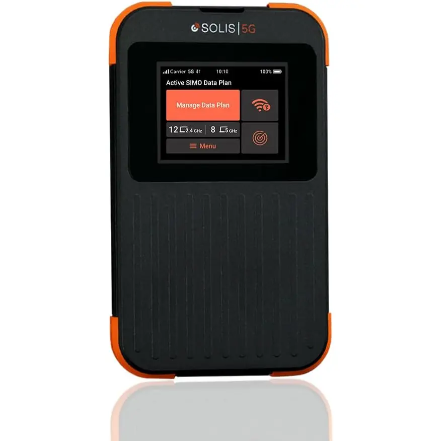 SIMO Solis 5G WiFi, No Contract or SIM Card Required, 16 Connected Devices, 1GBMonth Lifetime Data - 1